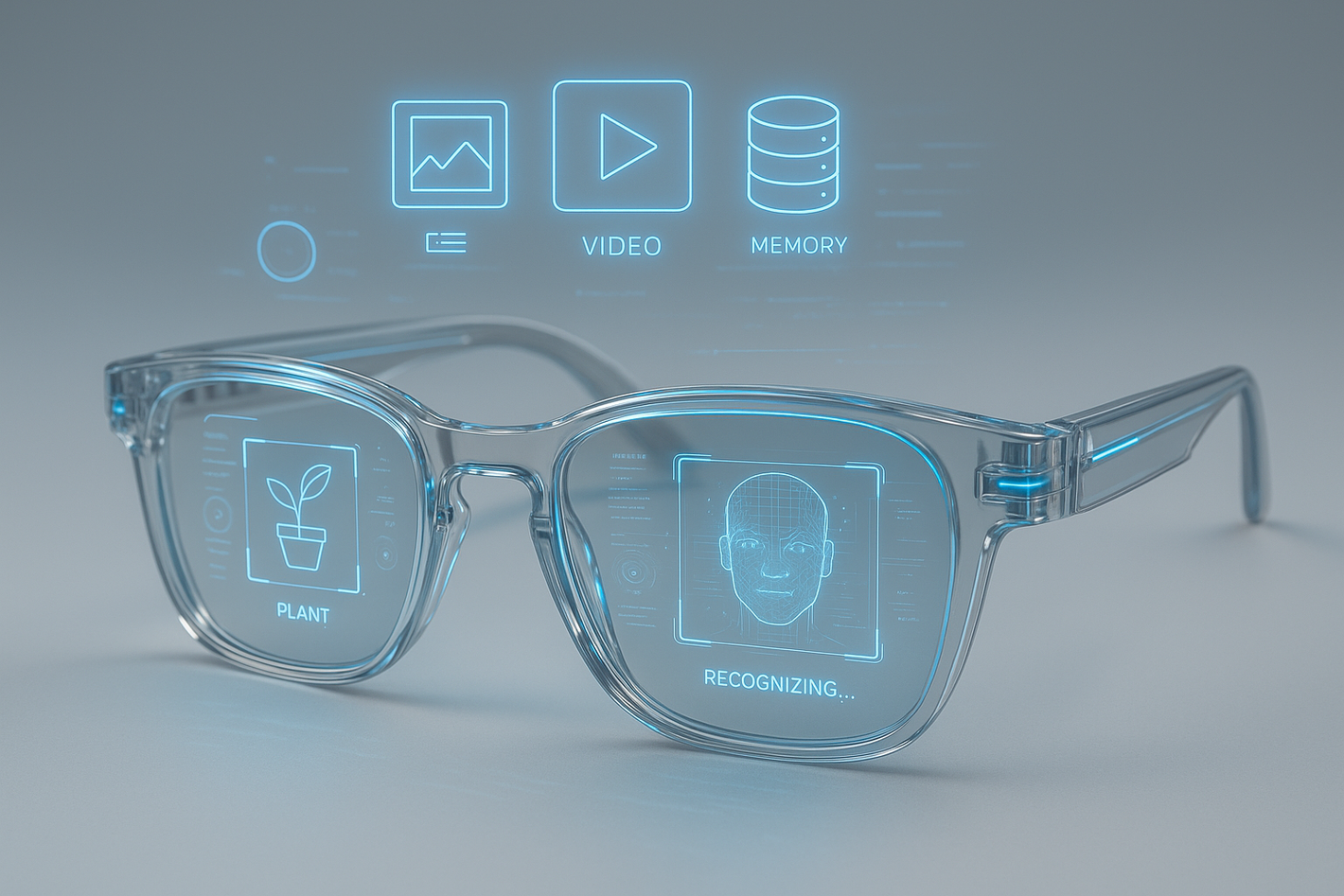 Ai glasses AI recognition for enhanced memories